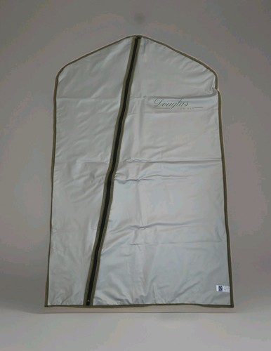 Grey garment zipped bag - garment,