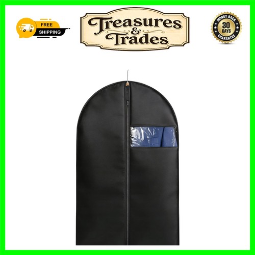 Elegant black garment bag with - garment,