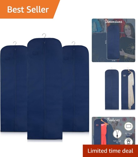 Navy blue garment bags - navy, for