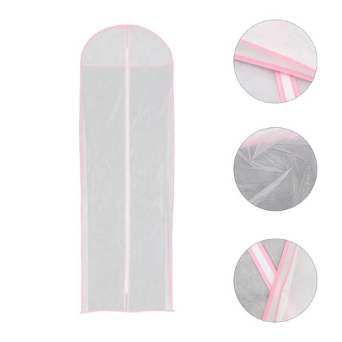 Pink garment bag for dresses - garment,